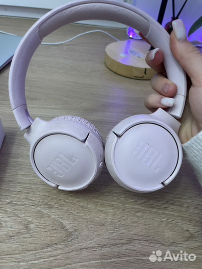 Наушники накладные JBL розовые