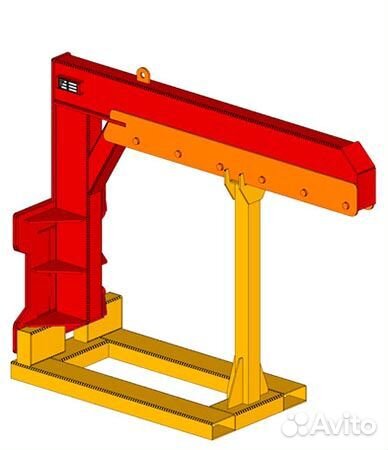 Кран балка на вилочный погрузчик KSR 2.2