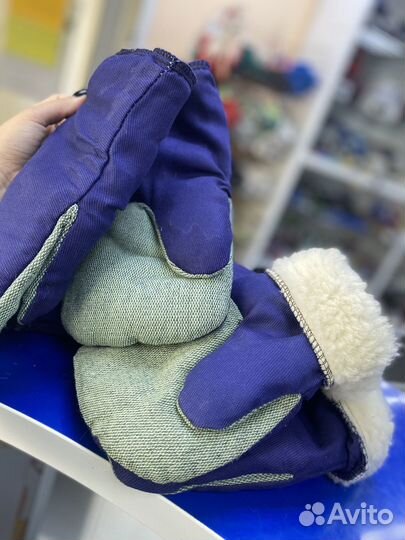 Верхонки (варежки ) утепленные с мехом