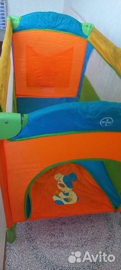 Манеж кровать складной