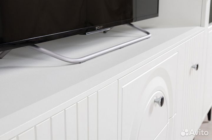 Гостиная модульная белая