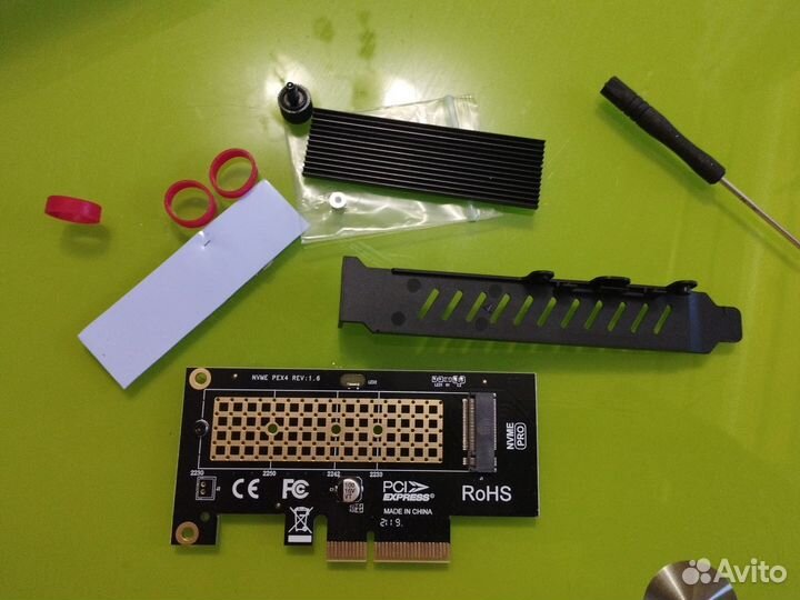 Jeyi M.2 nvme PCIe 4,0 3,0 SSD адаптер PCIe 4,0