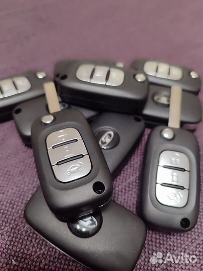 Ключ зажигания выкидной Лада Веста X-rey. Чип 4а