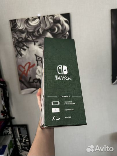 Nintendo switch oled zelda edition новая