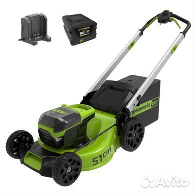 Газонокосилка самоходная Greenworks GD60LM51SPK5 6