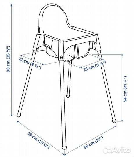 Стульчик для кормления IKEA