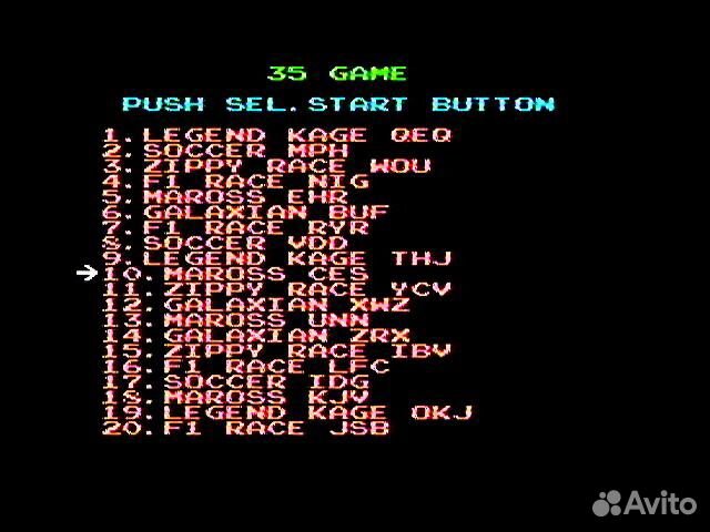 Dendy TV game Сборник 35 in 1 JF-010 1990е