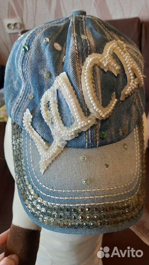 Кепка бейсболка женская(джинсовая)