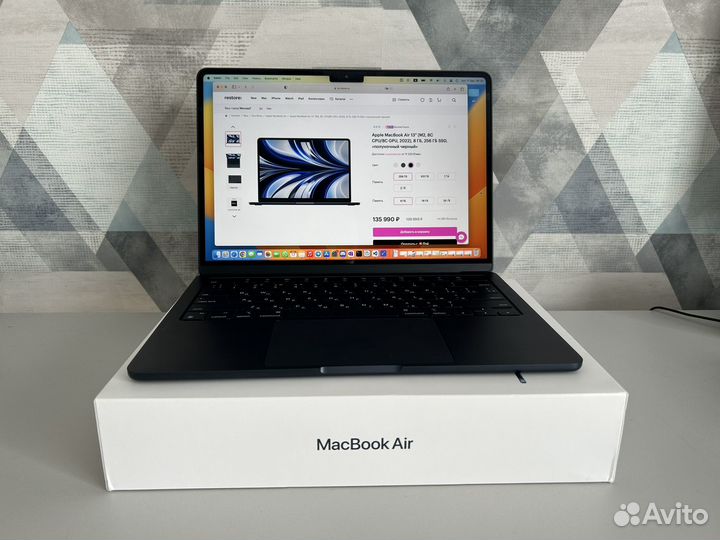 Macbook Air 13.6 M2 8/256 новый