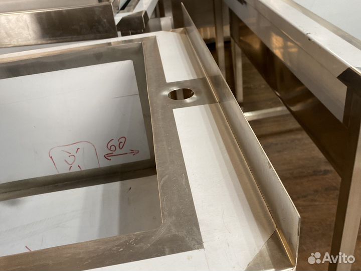 Ванна моечная 60х60