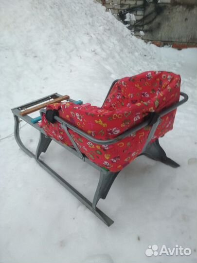 Детские зимние санки