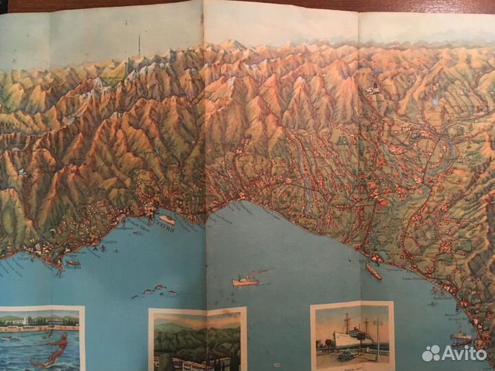 Черноморское побережье Кавказа. Схема тур