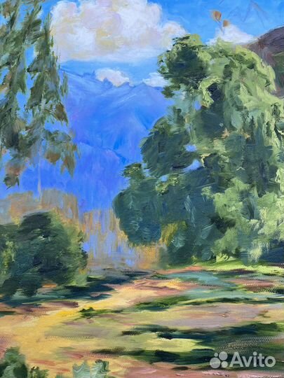 Картина маслом пейзаж