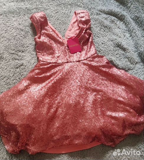 Платье вечернее новое с пайетками Pink boutique