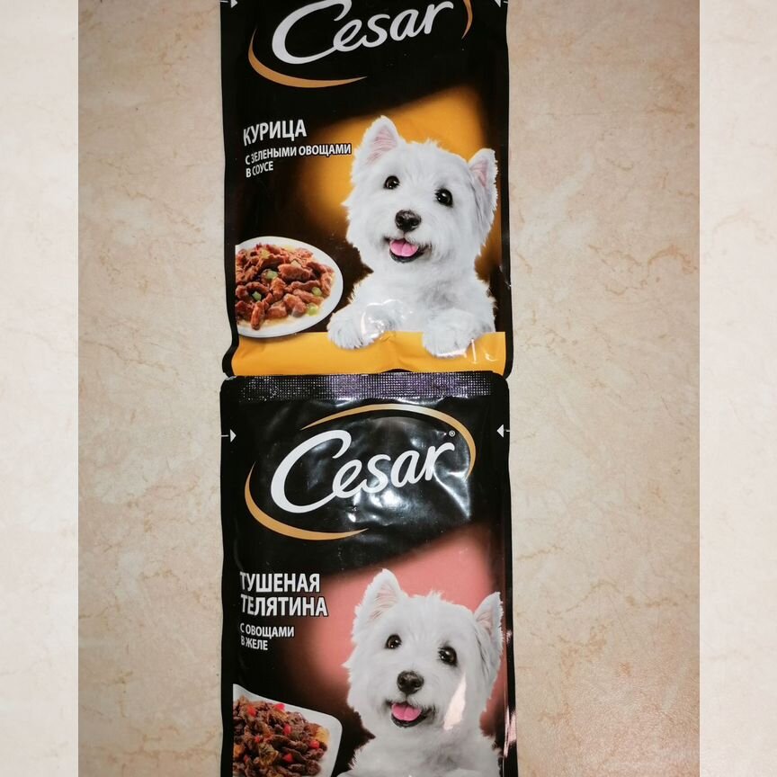 Корм для собак cesar