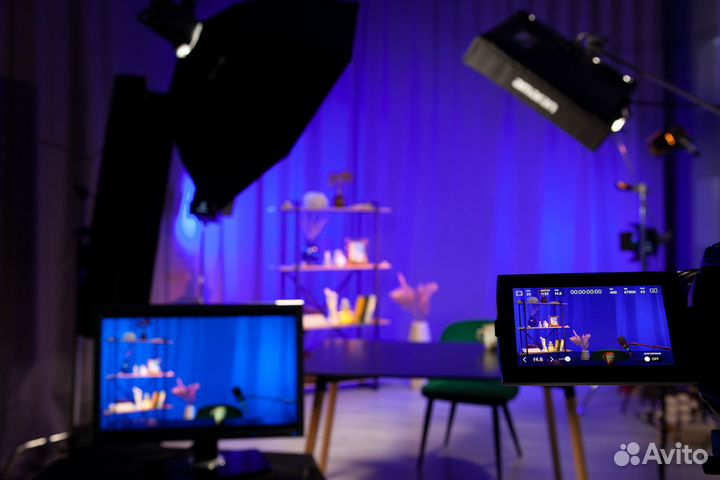 Видеостудия для подкастов, Reels, онлайн курсов