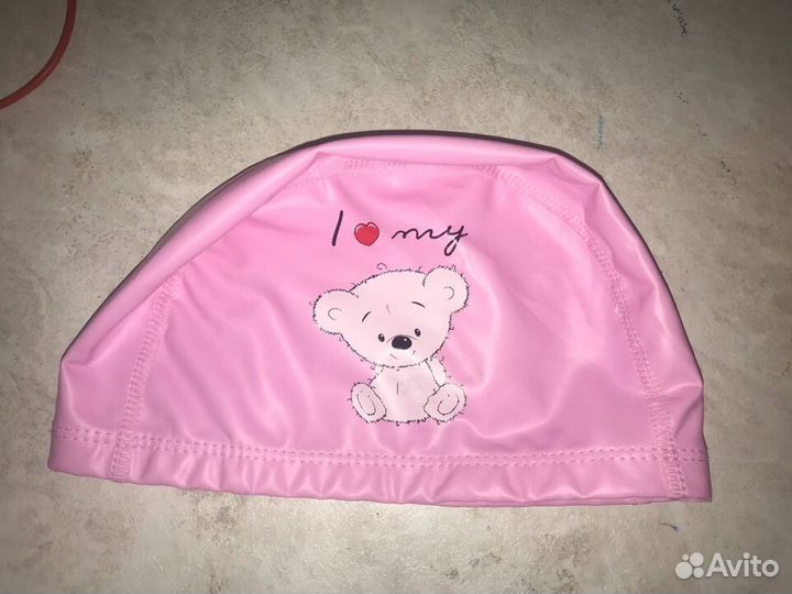 Шапочка для бассейна для девочки 4-5 лет