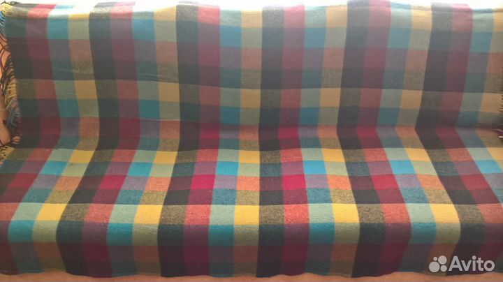 Плед IKEA 100 шерсть, 150x200 см