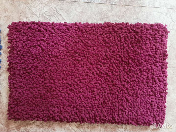 Коврик ручной работы из пряжи alize puffy