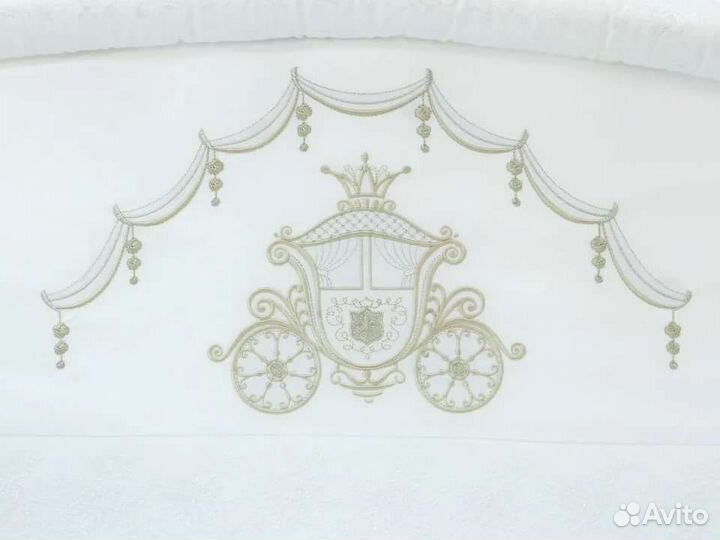 Мягкий бортик для детской кроватки