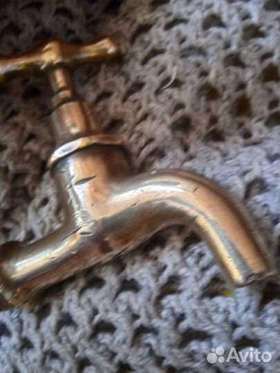 Кран бронзовый Старинный