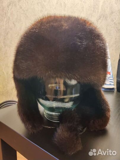 Шапка ушанка норка
