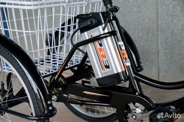 Трехколесный электровелосипед чемпион