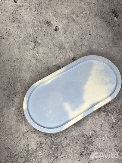 Бетонный поднос 18*9 см