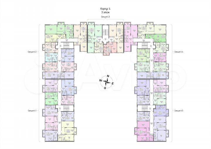 Квартира-студия, 26,9 м², 3/4 эт.