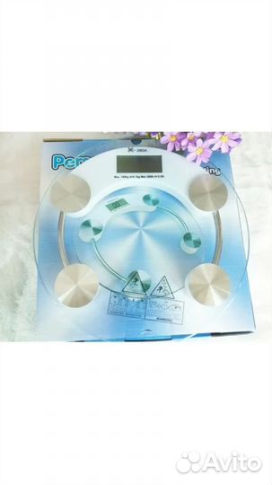 Напольные Весы 33 см до 180 кг Прозрачные 2003A