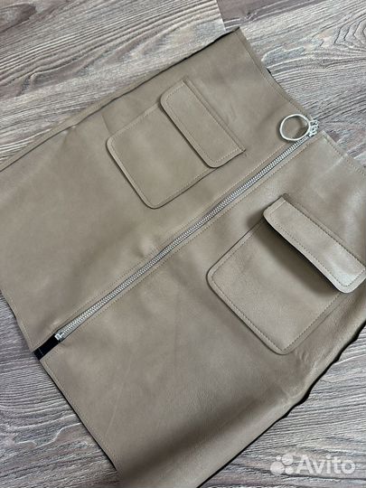 Кожаная юбка