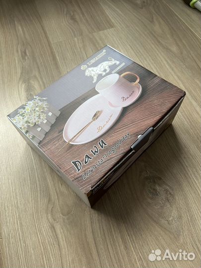 Фарфоровая чайная пара/ подарочный набор