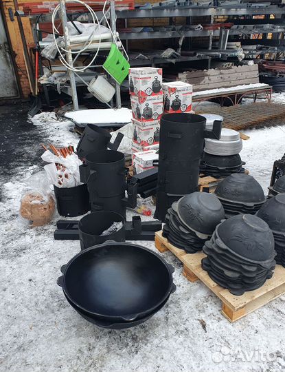 Казан чугунный узбекский