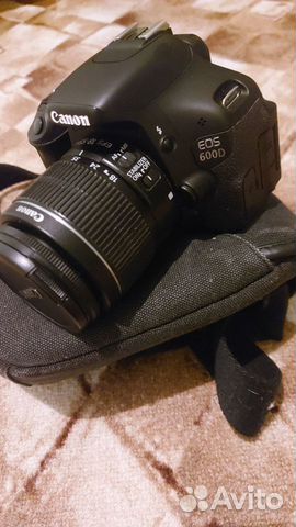 Зеркальный фотоаппарат canon eos 600d kit 18 55