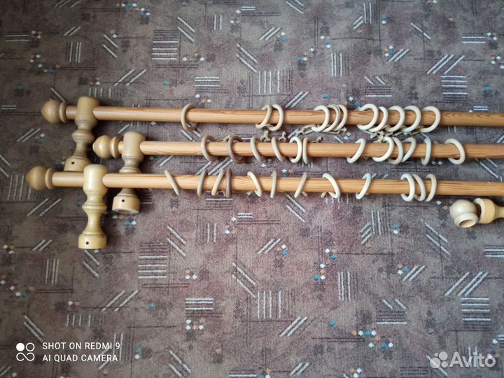 Багеты для штор деревянные