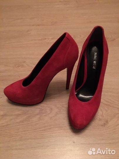 Туфли замшевые