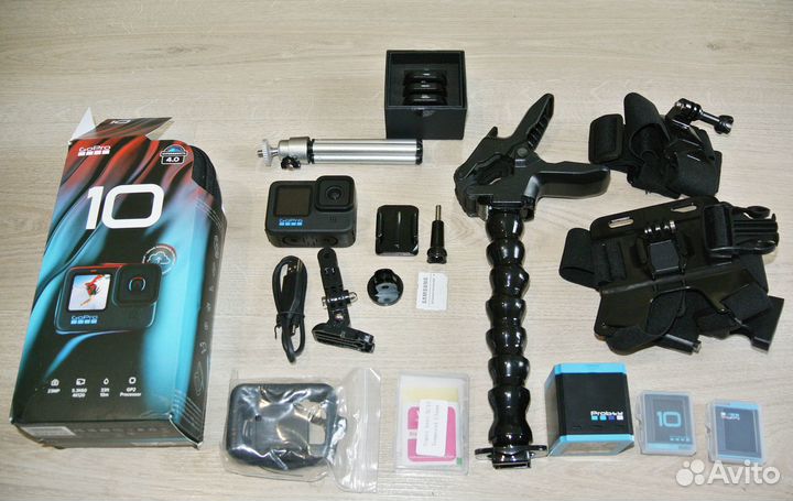 Gopro Hero 10 + комплектующие