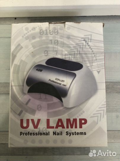 Лампа для маникюра гибридная ccfl led 48 w