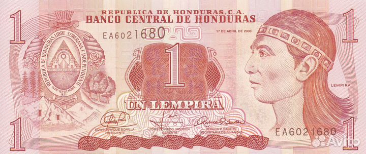 Банкноты Гондурас