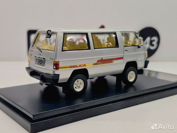 Модель Hi-Story 1/43 Mitsubishi Delica, Серебро