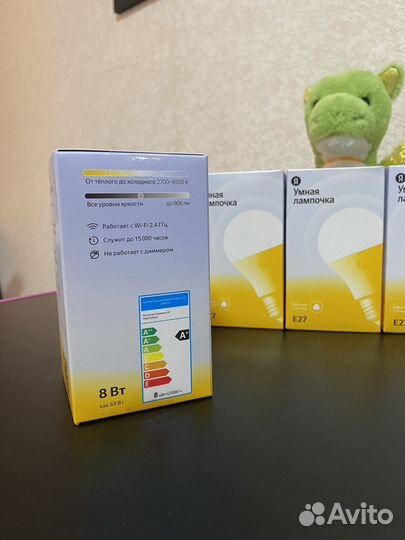 Умная лампочка яндекс е27 с алисой