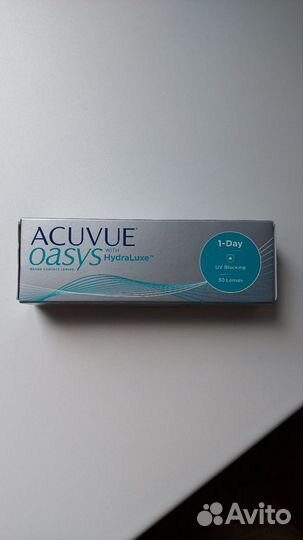 Линзы контактные acuvue oasys однодневные