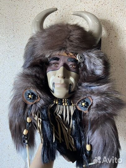 Маска-кукла индейца
