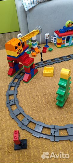 Lego duplo дупло железная дорога большая
