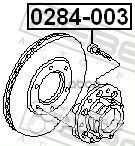 Шпилька колёсная nissan patrol 97-10 пер. 0284-003