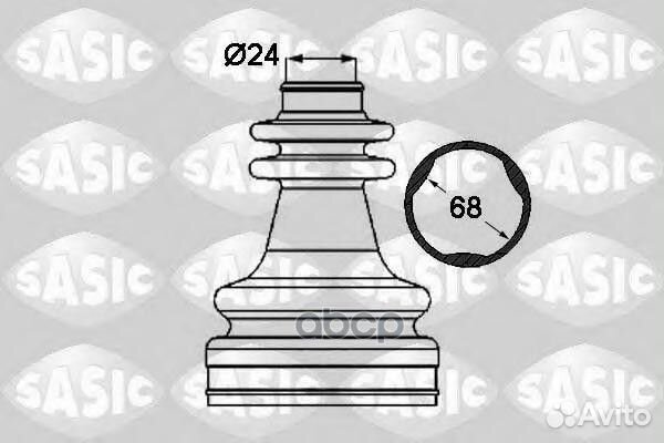 Пыльник шрус, комплект 1904025 Sasic