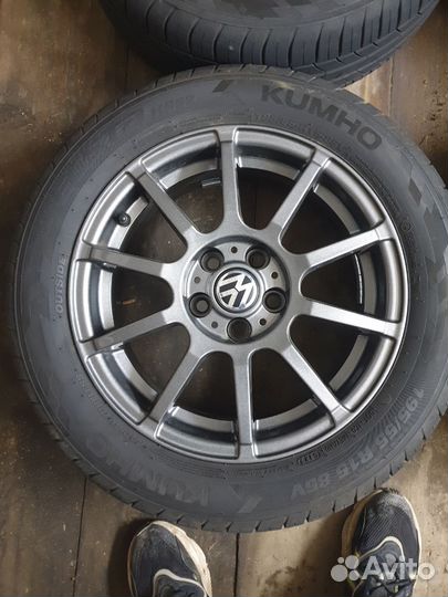 Диски R15 резина Kumho