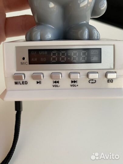 Интерактивный кот том колонка радио часы будильник