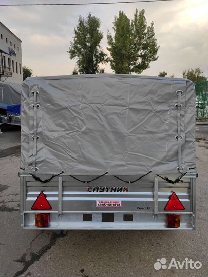 Прицеп Спутник Эксперт Zn 2013/33, тент 700 мм