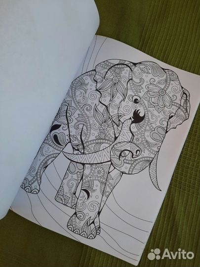 Раскраска антистресс для творчества взрослым детям